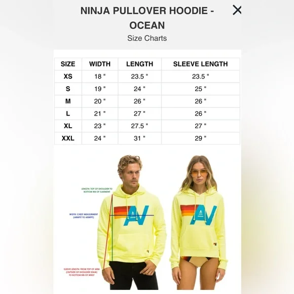 Aviator nation NINJA PULLOVER HOODIE - CHARCOAL size XS unisex - Picture 2 of 6